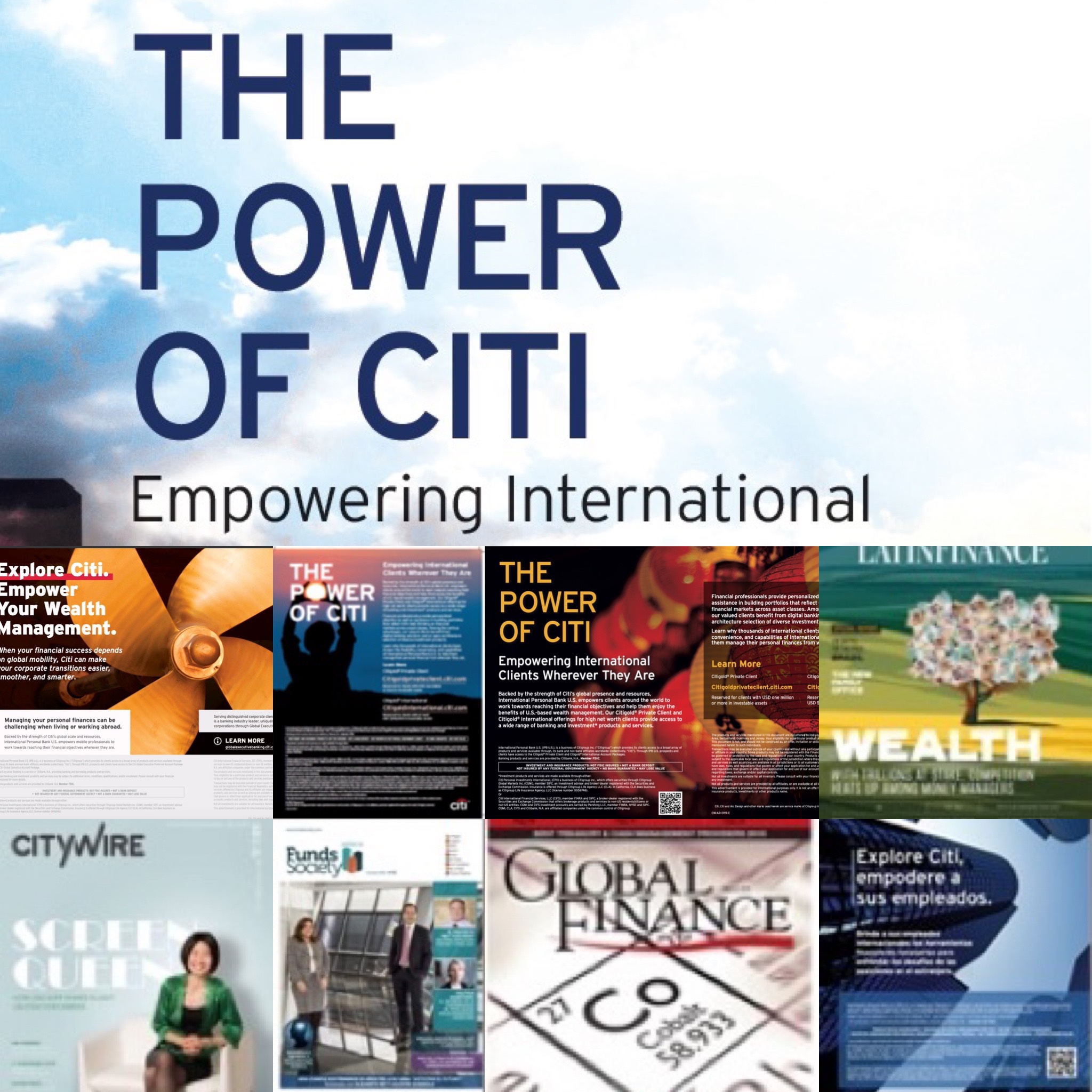 Citibank Offshore magazine covers for 2019 DCW Media campaign